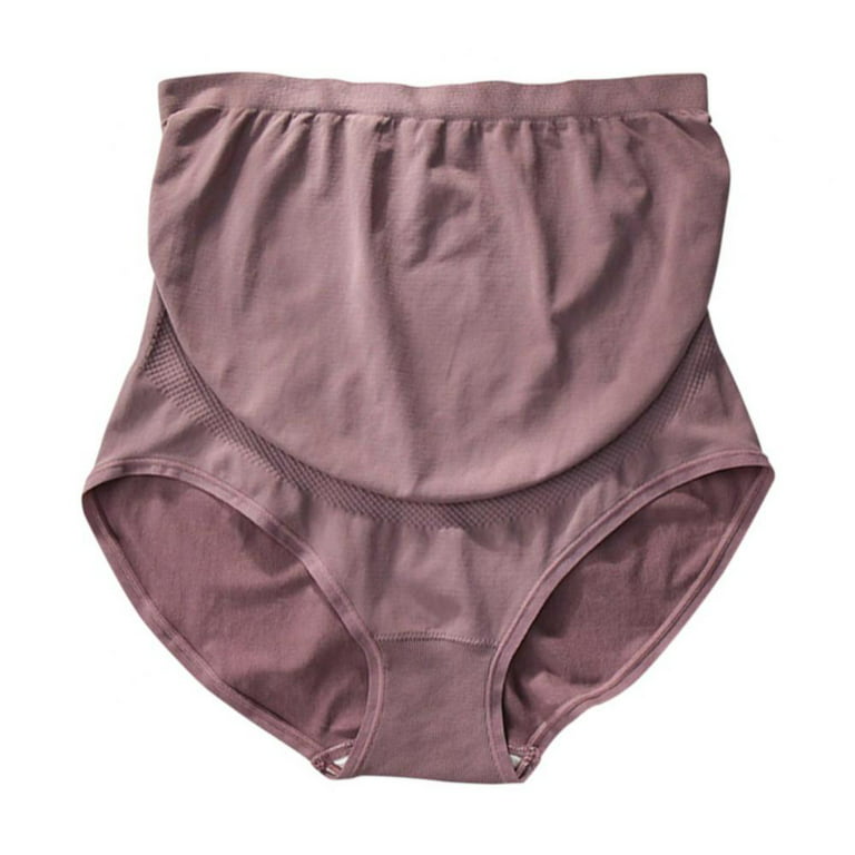 Miyanuby Maternity Underwear Postpartum Plus Size - Mama Cotton Women's  Over The Bump Maternity Panties High Waist Full Coverage Pregnancy  Underwear 