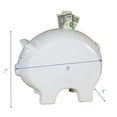 thumbnail image 4 of Personalized Blue Piggy Bank with Train Design, 4 of 4