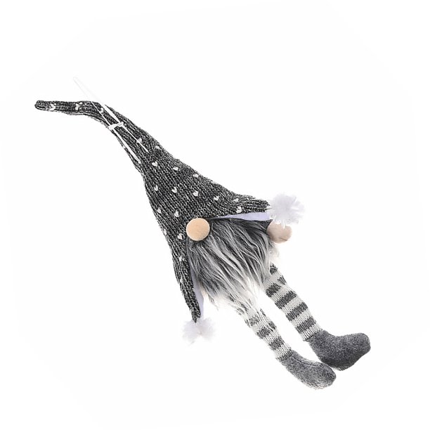 Billuyoard 2020 nuevo adorno colgante de Navidad decoración de árbol de Navidad muñeco de punto decoración colgante de vacaciones Kits de decoración para fiestas gris Billuyoard HA000211-01B