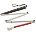 thumbnail image 1 of Ambutech 5-Sec Folding Graph Cane-Marsh Roller-62in, 1 of 2