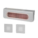 thumbnail image 1 of Caja organizadora de calcetines, corbatas, ropa interior, transparente, para colgar en la pared gris, 1 of 9