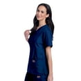 thumbnail image 3 of Landau Scrub Zone Relaxed Fit 2-Pocket V-Neck Scrub Top for Women 70221, 3 of 5