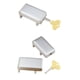 thumbnail image 3 of 2 Piezas con Llave Cerradura de Seguridad para Marco de Puerta de Aleación de Aluminio, Cerraduras de Ventana Dobles Deslizantes Ajustables Cerraduras de Seguridad de Acero Limitador de Seguridad para Niños Rojo Verde, 3 of 4