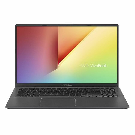 ASUS VivoBook 15 Thin and Light Laptop, 15.6” Full HD, AMD Quad Core R5-3500U CPU, 8GB DDR4 RAM, 256GB PCIe SSD, AMD Radeon Vega 8 Graphics, Windows 10 Home, F512DA-EB51, Slate