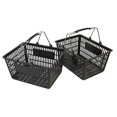 thumbnail image 2 of Black Shopping Baskets (Set of 2), 2 of 3