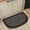 Dark Brown, variant on Kitchen Mats for Floor, Kitchen Rugs Non Slip Washable, Half Circle Kitchen Floor Mat Sink Rug Rubber Backed Super Absorbent, 20”x32” Black