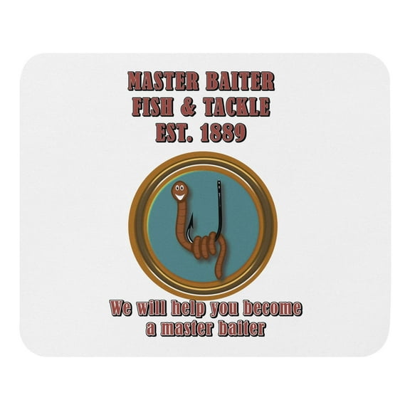 Master Baiting fish and tackle - Mouse Pad