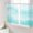 Aqua, variant on Sheer Curtains 63 Inch Length 2 Panels Set for Bedroom, Black Ombre Mountain Semi Sheer Curtains for Windows, Nature Abstract Art Marble Gradient Voile Window Treatments Rod Pocket Curtain