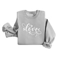 thumbnail image 6 of Wycnly Womens Sweatshirt Oversized Sweatshirt for Women Valentine's Day Fashion Love Letter Print Heart Graphics Pullover Sweater Spring Ladies Long Sleeve Crewneck Blouses Tops, 6 of 6