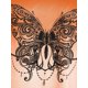 thumbnail image 4 of Tallas grandes Impresión de mariposa Ombre Tee Rosegal Camisetas tallas grandes, 4 of 5