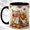 Black, variant on Autumn Rocking Chair Coffee Mug, Pumpkin Harvest Mug, Ceramic 11 oz