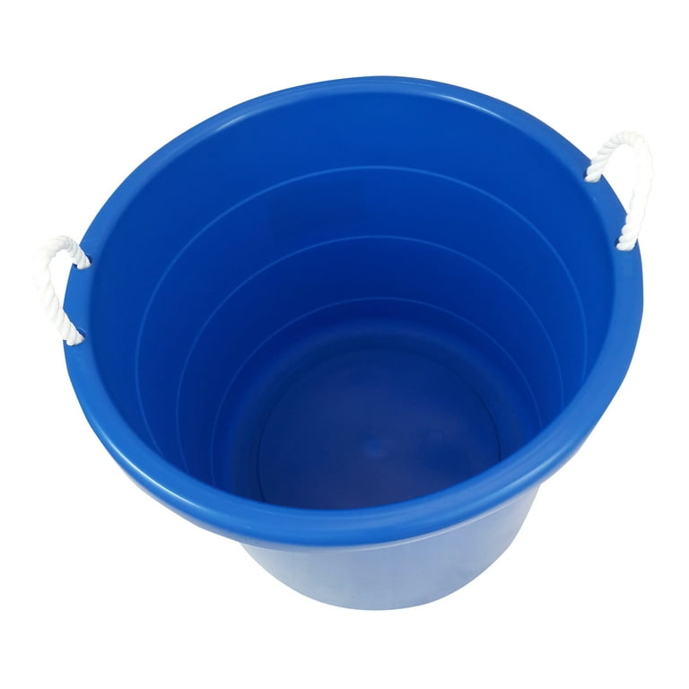 Your Zone 17 Gallon Tub With Grey Rope Handles, Stadium, 55 OFF