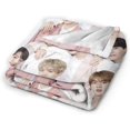 thumbnail image 2 of J-Hope Blanket Super Soft Blanket, Light Plush Bed Blanket, Suitable For Adults, 2 of 5