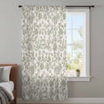 thumbnail image 4 of Farmhouse Sage Green Sheer Curtains 84 Inches Long, Vintage Flower Leaf Botanical Light Filering Curtains, Breathable Simi Curtain Privacy Drapes for Living Room Bedroom Lightweight Window Treatment, 4 of 9