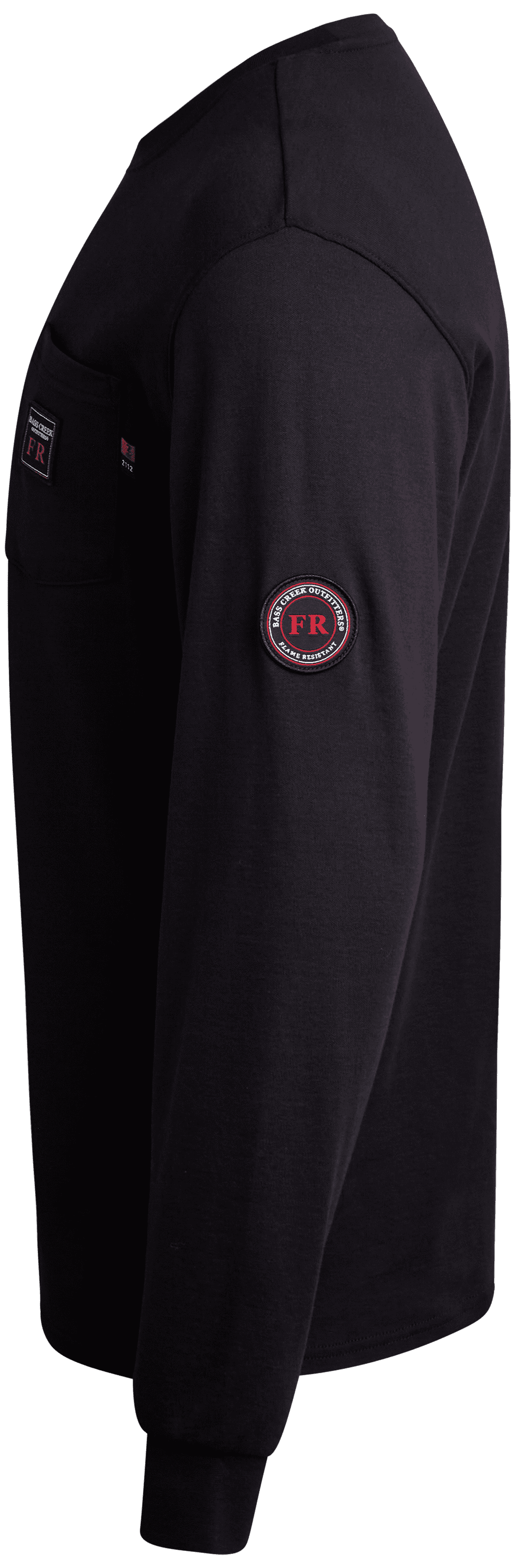 Bass Creek Outfitters Men's Flame Resistant Long Sleeve Crewneck Knit Top, Sizes M-2XL