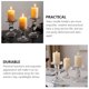 thumbnail image 5 of 1 portavelas de cristal decorativo, candelabros románticos, adorno para el hogar, 5 of 8