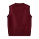 thumbnail image 5 of Odeerbi Niños Punto Suéter V Cuello Chaleco Botón Delantero Sin Mangas Cardigan Chaleco Uniforme de La Escuela, 5 of 7