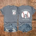 thumbnail image 2 of Game Day Baseball T-Shirt for Women Cute Mom Softball Tee Tops Funny Gameday Baseballs Casual Short Sleeve Sports Shirts, 2 of 3