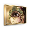 thumbnail image 3 of Designart 'Girl With Venetian Mask' Modern Framed Canvas Wall Art Print, 3 of 5