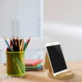 thumbnail image 5 of LEORX 2Pcs Desktop Phone Holder Wood Simple Storage for Restaurant, 5 of 8