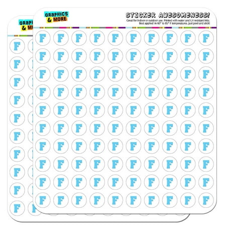 - Letter F Initial Baby Boy Block Font Blue Shower 1/2
