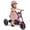 Pink, variant on Gymax Kids Tricycle w/Foot Pedals Forward/Backward Steering Handlebars Aged 3+ Green