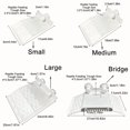 thumbnail image 3 of HLONK Turtle Basking Drying Resting Sun Platform Mat Dock with Ramp Suction Cup  Climbing Ladder for Amphibians and Reptiles  Fish Tank Decoration  White Color  Turtle Land Island Habitat, 3 of 6