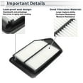 thumbnail image 4 of Unique Bargains Engine Air Filter for Honda Accord 2013-2017 Long life Element Filter Air Cleaner No.172205A2A00 1 Pcs, 4 of 7