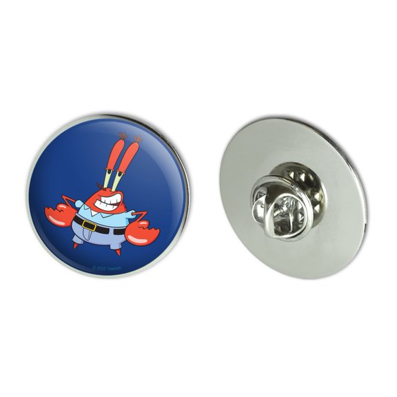 SpongeBob Mr. Krabs Pose Metal 1.1" Tie Tack Hat Lapel Pin Pinback