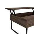 thumbnail image 4 of Tuhome Table Basse Relevable en Bois d'Ingénierie Moderne Noyer Nora, 4 of 12