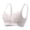 Purple bra for women, variant on Lace Bra Wireless Complete Coverage For Women Side Bust Support Push Up Adjustable Wide Strap Soft Shaped Bra No Underwire Solid Color Daily Formal Wear