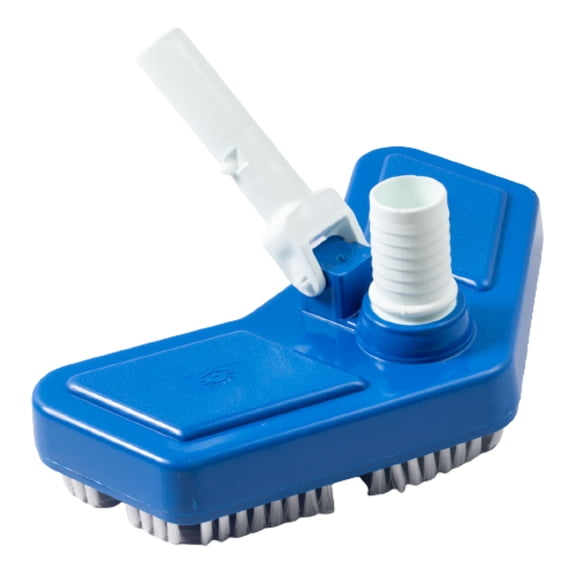 Pool Vacuum Head with Brush – Brustec Delta Wing, Weighted Flexible for Vinyl, Fiberglass Concrete Pools