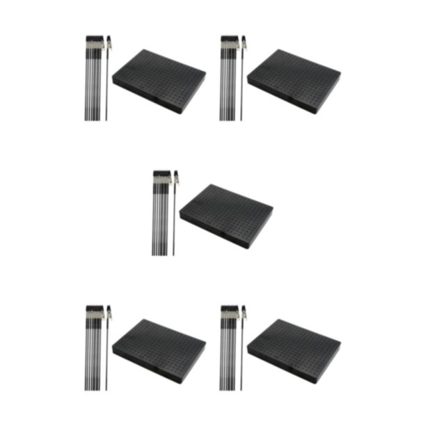 Kearding Soporte de fijación estable Kit profesional soporte de modelo negro ancho para modelo hecho para principiantes soporte de pintura L 10 Type2 NO2