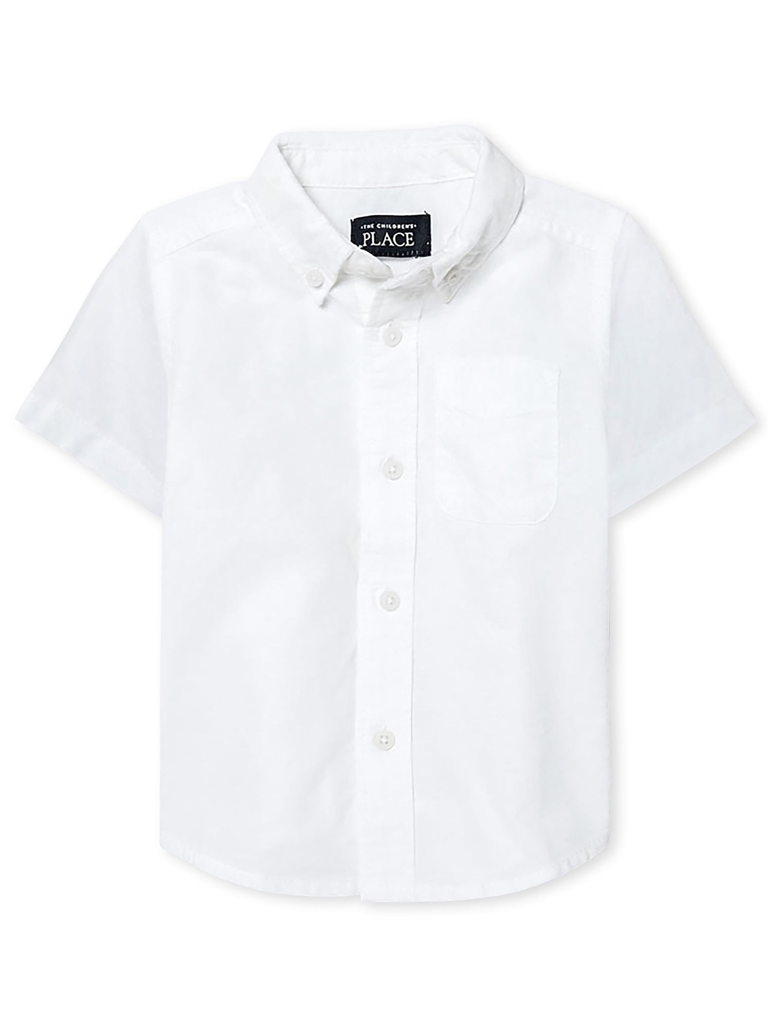 2t white dress shirt RuggedButts Toddler Boys Long Sleeve Button Down Shirt