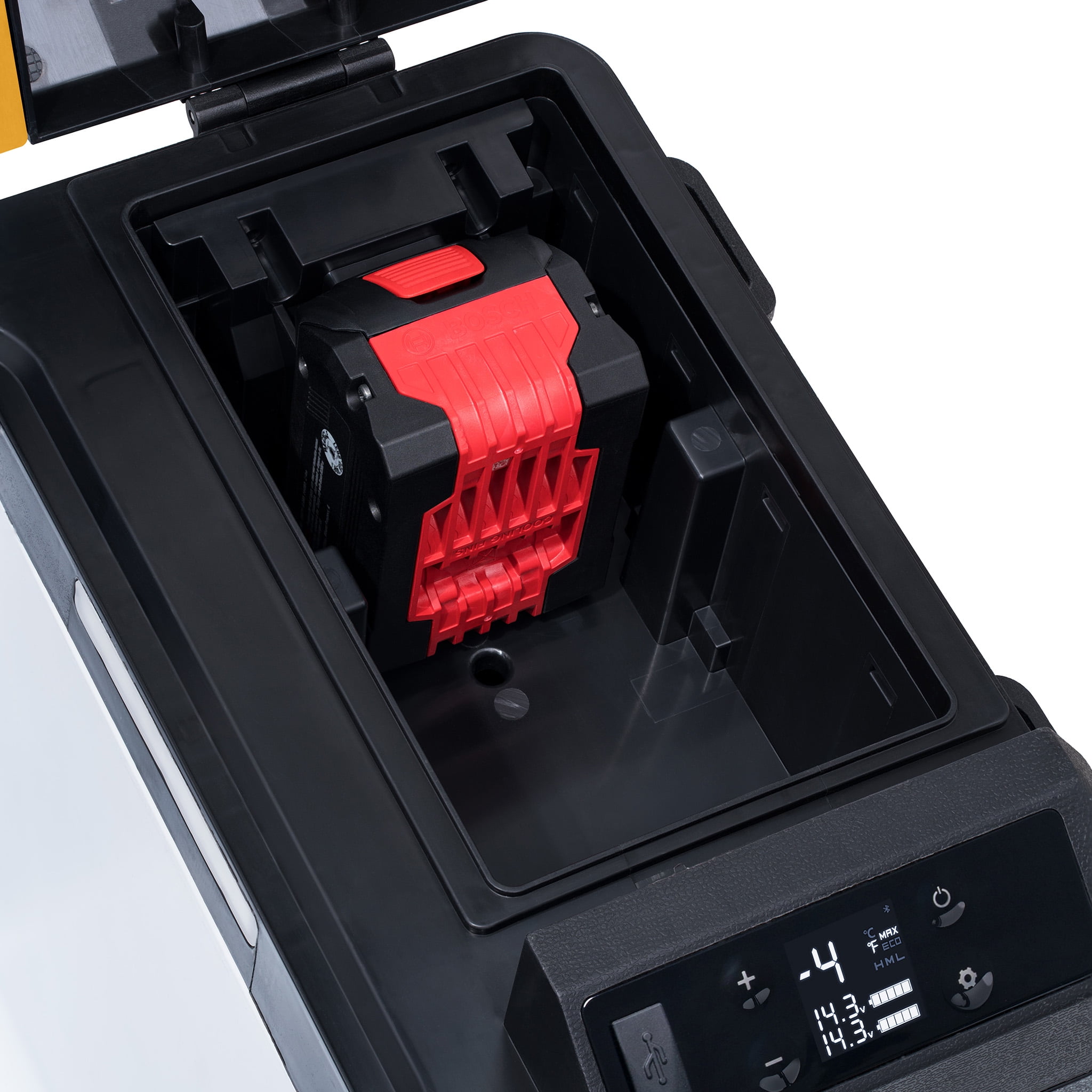 Newair Battery Adapter for Bosch 18V Lithium-Ion Battery, Compatible with Bosch GBA 18V 5.0Ah Battery and Newair NPR025YLJ0 Jobsite Cooler Refrigerator