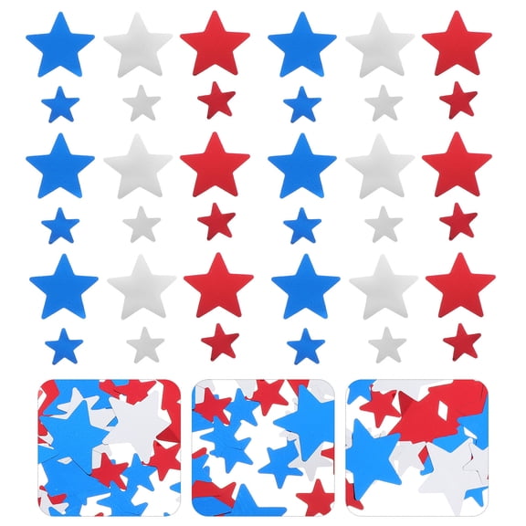 WEUVEB Assorted Color Confetti for Crafts and Independence Day Celebrations, Party Decorations and Projects