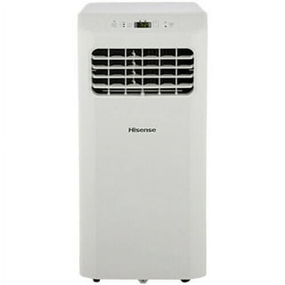 BLACK+DECKER 5000-BTU DOE (115-Volt) White Vented Portable Air Conditioner  with Remote Cools 150-sq ft in the Portable Air Conditioners department at