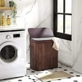 thumbnail image 7 of Laundry Hamper with Lid, Bamboo Launry Basket with Handles, 7 of 7
