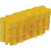 Storacell A9CY by Powerpax A9 Multi-Pack Battery Caddy, Yellow