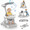Gray, variant on YUCHANG 4 in 1 Baby Walker with Wheels,Push Walker With Music Activity,Foldable and Height Adjustable,Pink