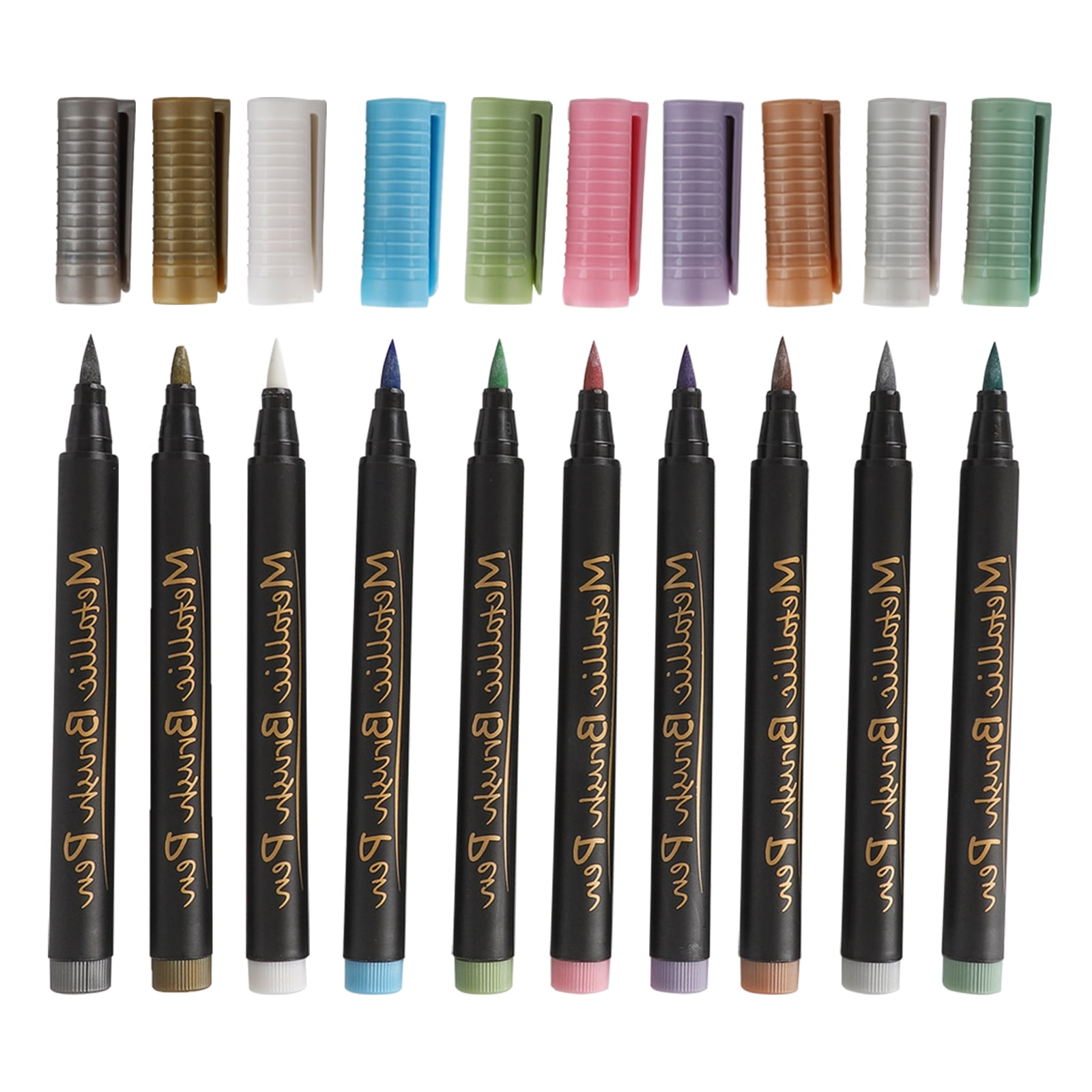 Penkacia Metallic Stifte Set 10 Farben - Wässriger Basis Marker
