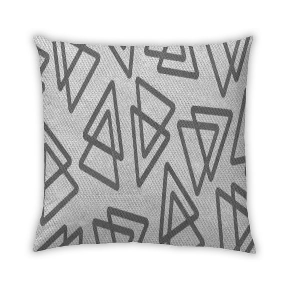 Ahgly Company Outdoor Square Contemporary Throw Pillow, 18 inch by 18 inch