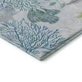 thumbnail image 4 of Addison Rugs Mayfield Washable Coastal Coral Aqua Rectangle Rug, 8' x 10', 4 of 6