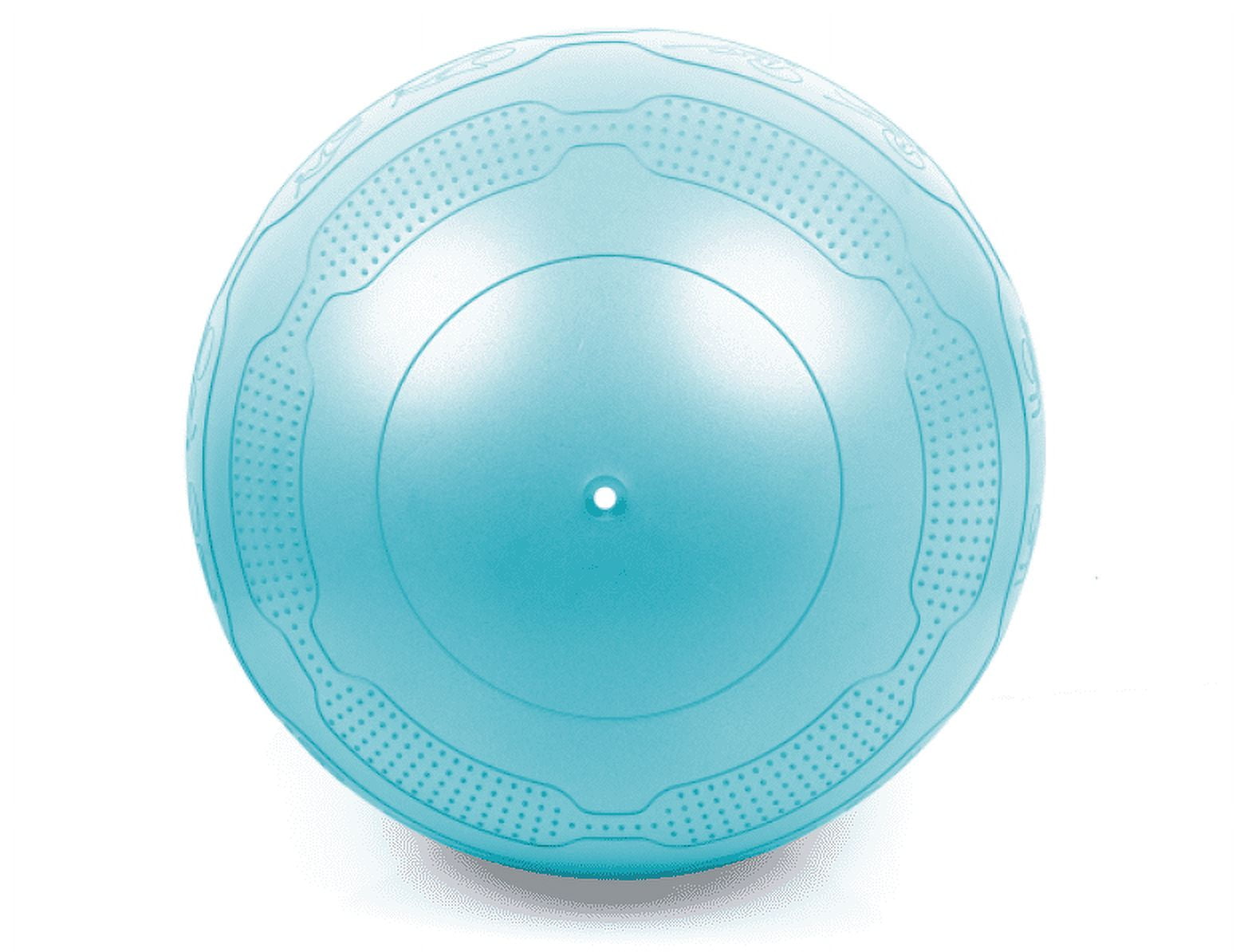 (4 pack) Athletic Works 55cm Yoga Ball, Anti-Burst, Exercises Poses Embossed