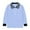 a-38Light Blue10, variant on Kids Striped Trim Polo Collar Solid Two Button Placket Long Sleeve Polo Shirts School Uniform Regular Fit Breathable Knit Plain Casual Tops For Boys Girls Versatile Top 3-4 Years