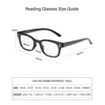 thumbnail image 2 of 3-Pack Women's Reading Glasses with Blue Light Blocking and Anti-Glare Features, 2 of 6