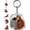 C, variant on Punch Keychain Decoration | Cute Monkey Holding Plush Toy | Protect Punch The Monkey Keychain for Backpack Purse Car Keys(A)