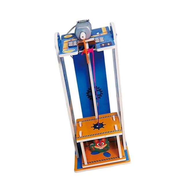 Ascensores eléctricos DIY, modelo de ascensor, experimento científico, rompecabezas 3D suaves, kits de construcción para niños y niñas mayores de 6