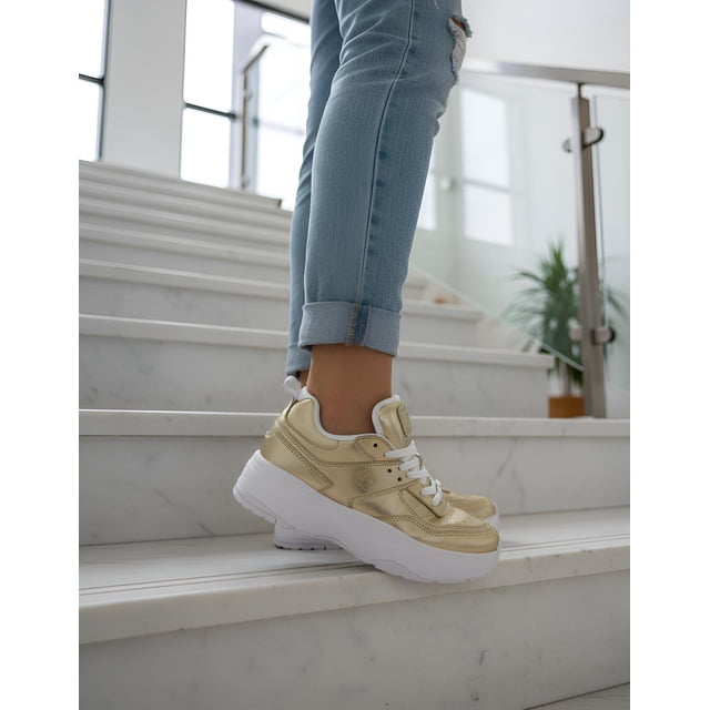 Tenis DC Shoes Mujer Tribeka Dorado ADJS700078LGD