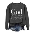 thumbnail image 3 of Women's Sweatshirts God Is Still Writing Your Stroty Sweatshirt Christian Sweatshirts Pullover Sweatshirt for Women, 3 of 5